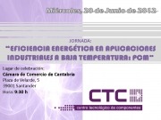 Jornada "EFICIENCIA ENERGÉTICA EN APLICACIONES INDUSTRIALES A BAJA TEMPERATURA: PCM"