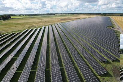 Ramsjoholm solar farm. Courtesy of Alight.