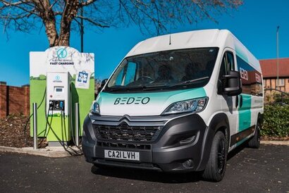 Bedeo launches retrofit technology that converts a diesel van to an electric at the touch of a button
