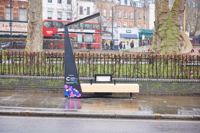 Smart bench network launched for World Cancer Day