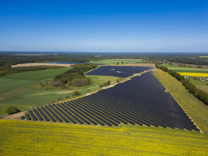 Stargard solar PV project, Poland. Courtesy of Calik Renewables.