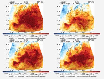 Solar heat map
