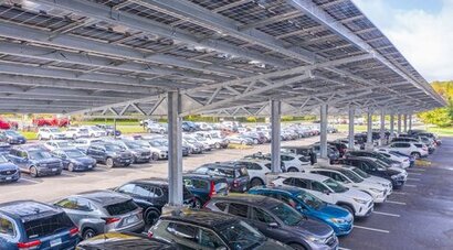 Ridgefield High School unveils 1 MW solar carport 