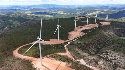 Serra das Almas wind farm. Courtesy of EDF power solutions.