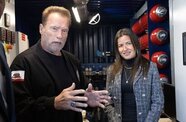 Arnold Schwarzenegger tours America’s first onshore wave energy facility