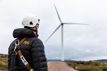 Freasdail Wind Farm, Scotland, 2017. Courtesy of Keith Arkins.