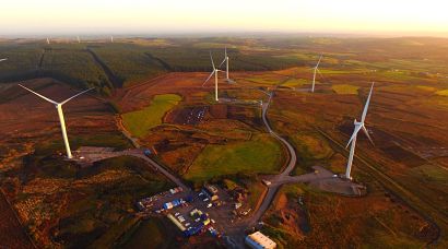 Five new Energia windfarms now supplying green energy to Irish homes and businesses