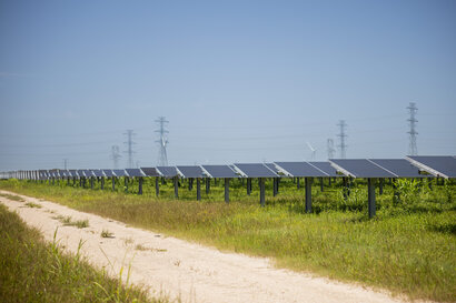 GulfStar solar farm, Texas. Courtesy of Enel Group/Three Sticks Productions.
