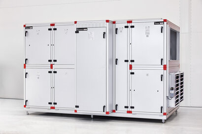 Envistar Flex air handling unit with ThermoCooler HP R290 integrated heat pump 