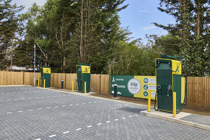 LEAP24  launches four new ultra-rapid EV charging sites