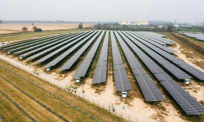 Ferrera solar farm. Courtesy of MET Group.