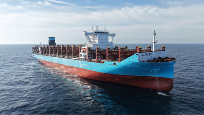 WinGD celebrates another dual-fuel launch with delivery of the methanol-capable Tema Mærsk