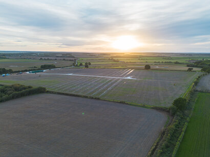 Site of Brecks Solar Farm. Courtesy of Qair Group.