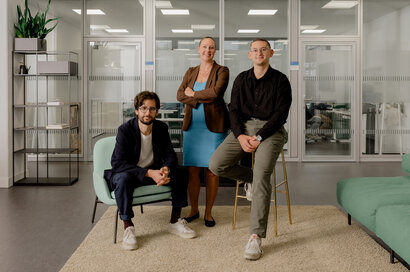 From Left: Andreas Weis, Jennifer Rupp, Steffen Weinmann.