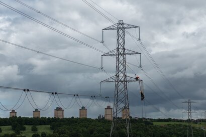 Strathaven to Smeaton line in Lanarkshire. Courtesy of SP Energy Networks.