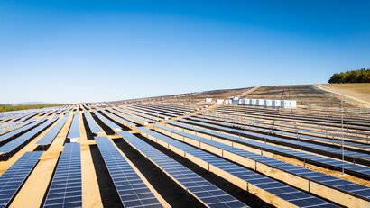 Verinsko co-located solar farm, Bulgaria. Courtesy of Sunotec.