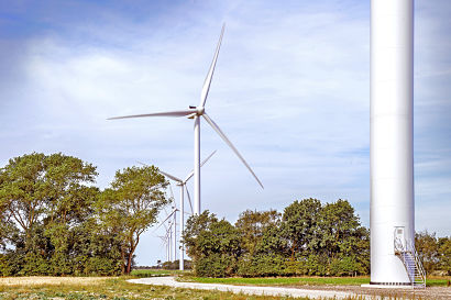 Vestas wind farm in Denmark. Courtesy of Vestas.