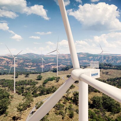 V182 wind turbine. Courtesy of Vestas.