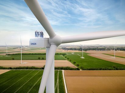 V182 wind turbine. Courtesy of Vestas.