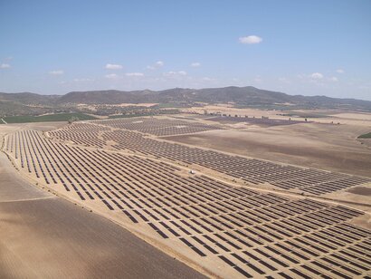 Pedroso solar farm. Courtesy of Zelestra.