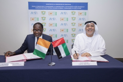 AMEA Power Signs Agreement with the Government of Ivory Coast for PV Solar Plant