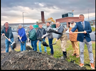 Groundbreaking at KVH courtesy of Ameresco
