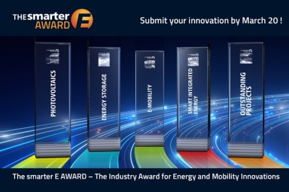Los smarter E AWARD 2026 abren su convocatoria para premiar la innovación energética