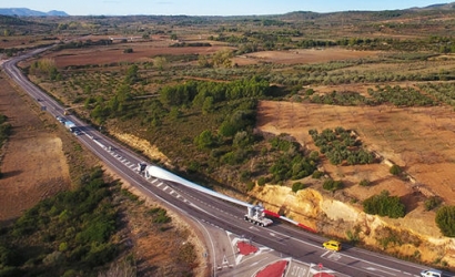 LM Wind Power 73.5 Meter Blade Travels to Castellón Port 