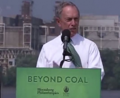 Michael Bloomberg Pledges $64 Million for Anti-Coal, Pro-Renewables Initiatives