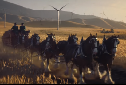 Budweiser Clydesdales Deliver a Wind-Powered Message on this Year’s Super Bowl Stage