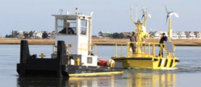 Research Buoy for Wind Farm Launched off New Jersey Coast