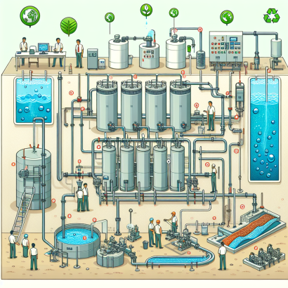 Vanadium Redox Flow Batteries in Wastewater Treatment created with AI