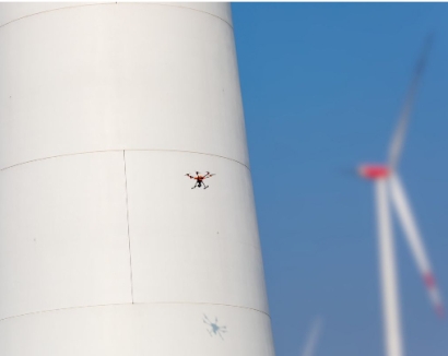 TÜV NORD Inspects Wind Turbine Towers With Drones