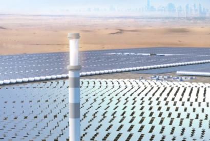 Central Tower of 700 MW CSP Project Tops Out in Dubai 