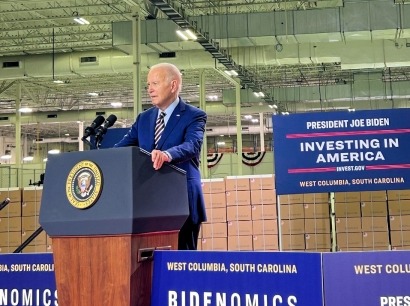 Biden joins Enphase Energy to open South Carolina US manufacturing facility