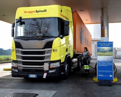 Eni Diesel From 100% Renewable Raw Materials Powers Spinelli Group Trucks