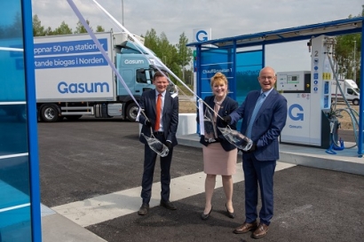 Gasum Opens First Filling Station with LNG and Biogas in Sweden