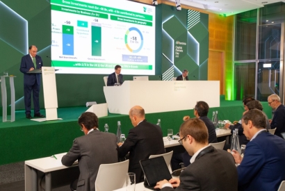 El presidente de Iberdrola, José Ignacio Sánchez Galán, en el Capital Markets Day 2025 de la compañía, en Londres