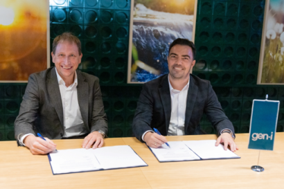 Igor Koprivnikar, Ph.D., MBA, Board Member, Gen-I, and Kaloya Velichkov, CEO, founder of Sunotec