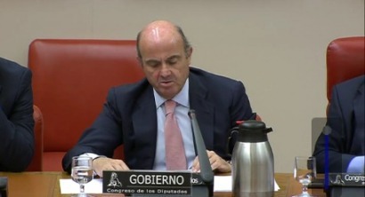 De Guindos comparece ante la Comisión de Industria para informar sobre el Caso Soria