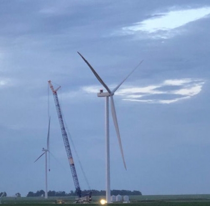 Global Wind Service Completes Installation of Harvest Ridge Wind Farm