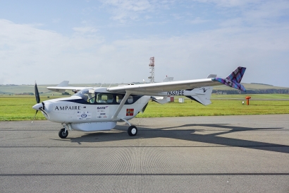 Ampaire Demonstrates First Hybrid Electric Aircraft in Scotland  