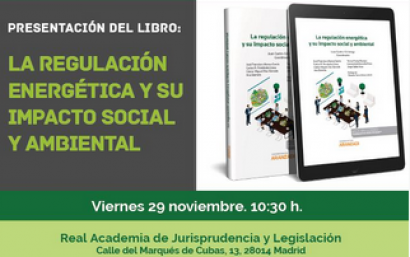 Anpier aborda la regulación energética y su impacto social y ambiental en un nuevo libro