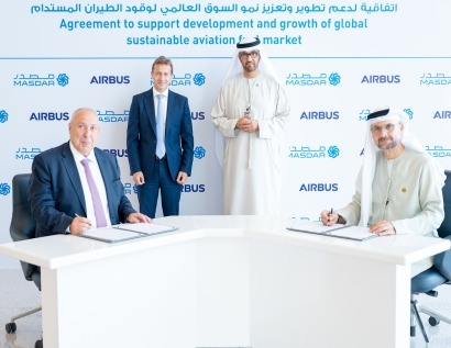 Masdar and Airbus Agree to Support Development of SAF Market