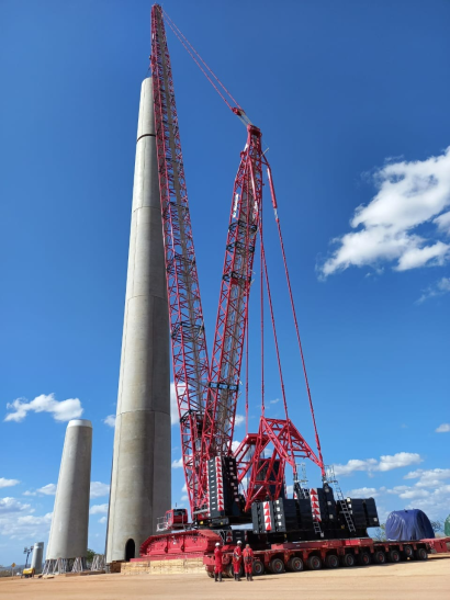 CC 38.650 Onshore Wind Crane Added to Mammoet’s Brazilian Fleet