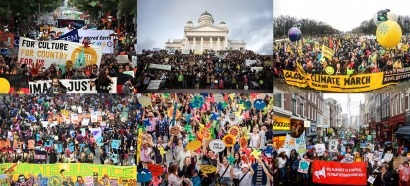 785.000 personas participan en la mayor movilización mundial por el clima