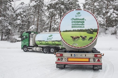 Valio Introduces Finland’s First Biogas-Fueled Milk Collection Truck 
