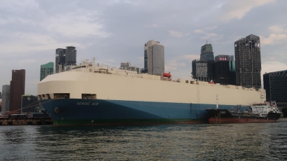 TotalEnergies and MOL Complete First Biofuel Bunker Operation of Vehicle Carrier in Singapore