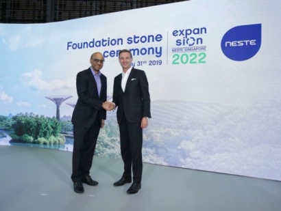 Neste Hosts Foundation Stone Ceremony for Singapore Expansion