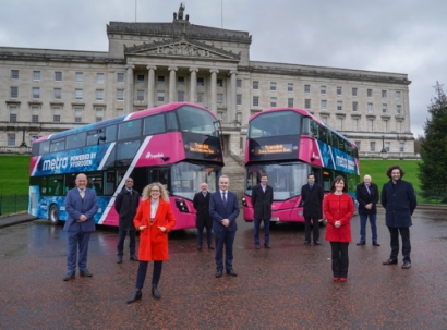 Three Hydrogen Buses Entering Service in NI Welcomed